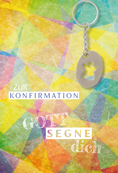 Glückwunschkarte Zur Konfirmation - Gott segne dich