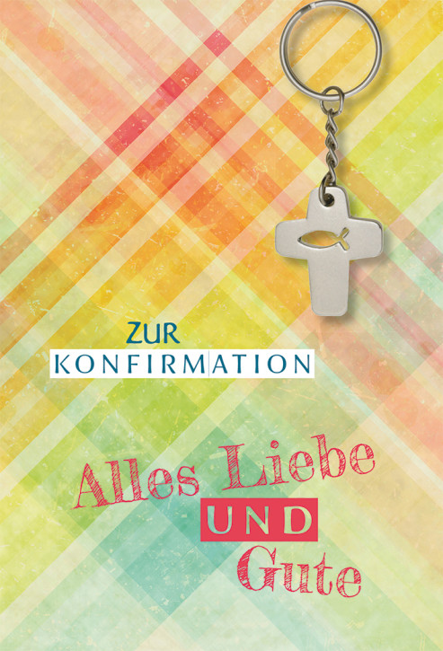 Glückwunschkarte Zur Konfirmation alles Liebe und Gute