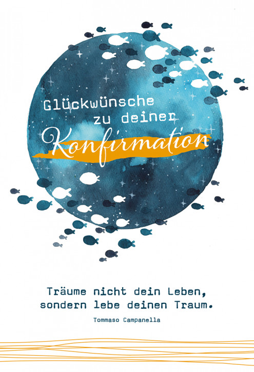 Glückwunschkarte - Glückwünsche zu deiner Konfirmation