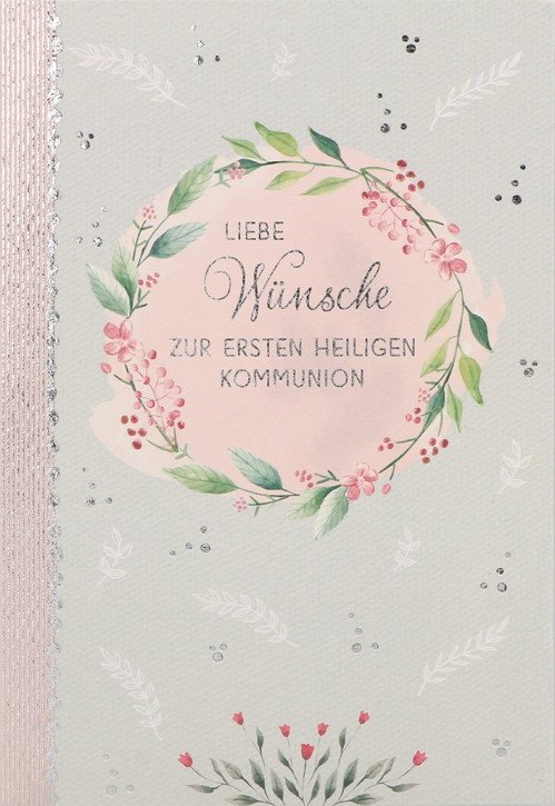 Geldgeschenkkarte - Liebe Wünsche zur ersten heiligen Kommunion