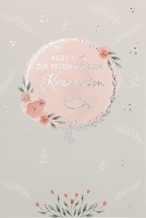 Glückwunschkarte - Alles Gute zur ersten heiligen Kommunion