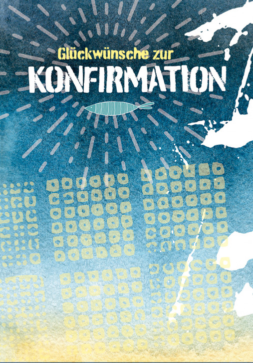 Geldgeschenkkarte - Glückwünsche zur Konfirmation