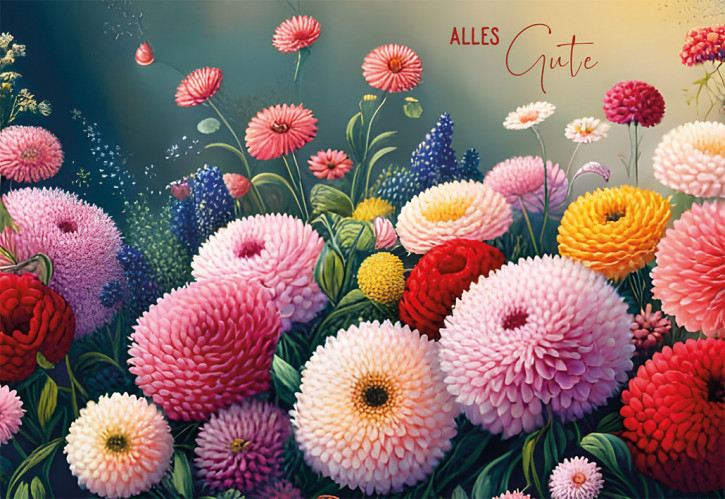 Glückwunschkarte zum Geburtstag - Alles Gute