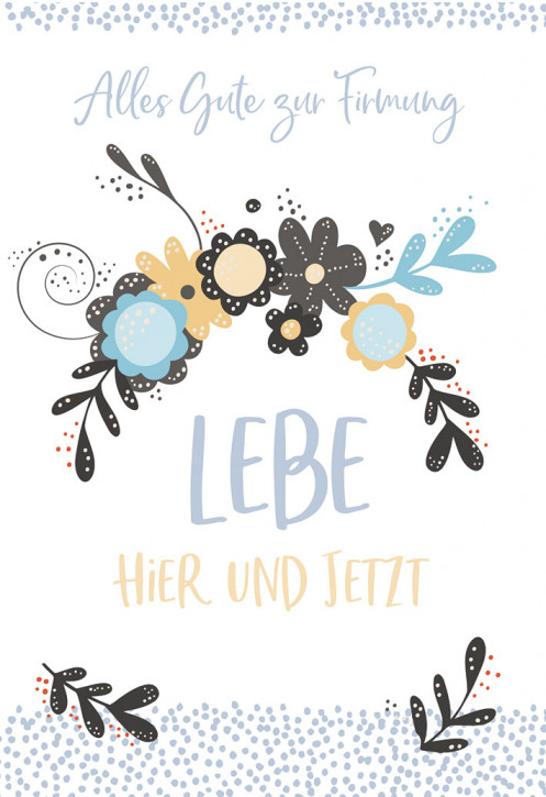 Glückwunschkarte - Alles Gute zur Firmung