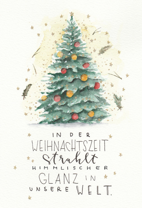 Weihnachtskarte - In der Weihnachtszeit...