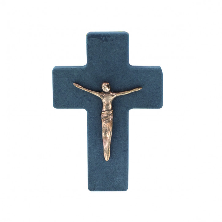 Schieferkreuz mit Korpus