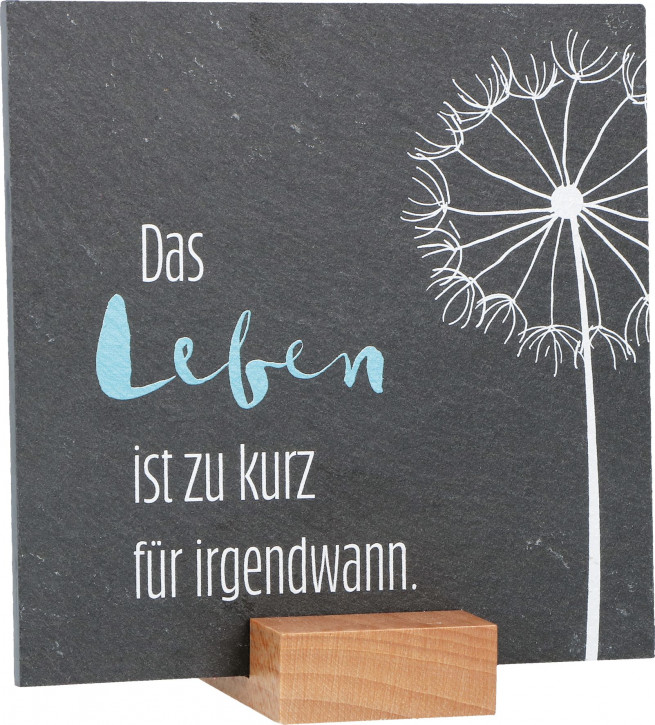 Schiefertafel zum Aufstellen - Motivation