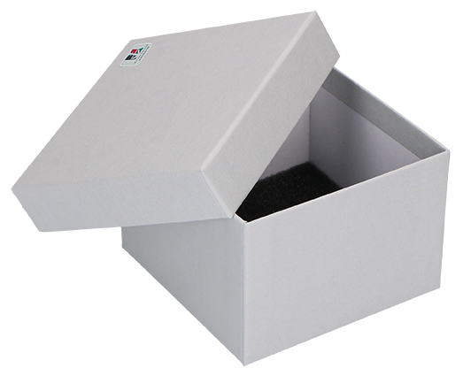 Geschenkschachtel 8,5 x 8,5 x 6 cm, grau