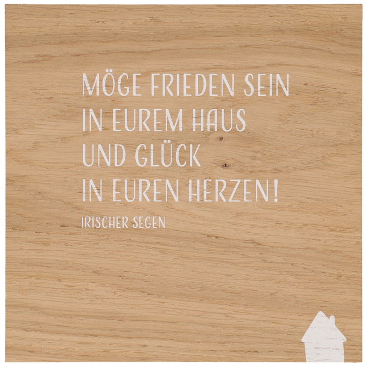 Holztafel aus Eiche - Haussegen