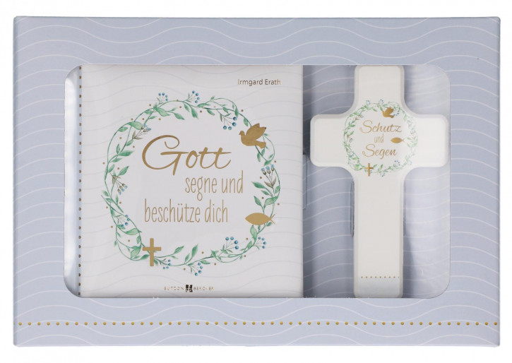 Geschenkset zur Taufe - Gott segne und beschütze dich