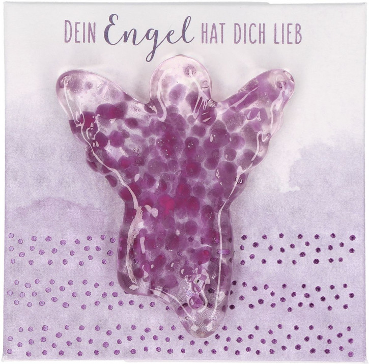 Engel-Glashandschmeichler - Dein Engel hat dich lieb