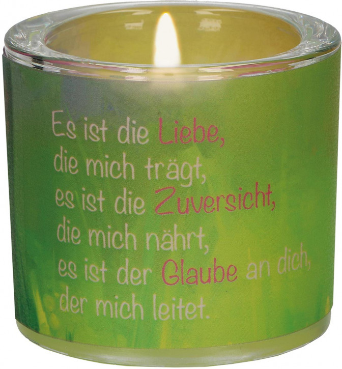 Glaswindlicht - Liebe, Zuversicht und Glaube
