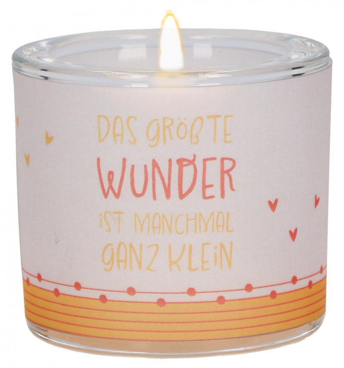 Glaswindlicht zur Geburt - Das größte Wunder
