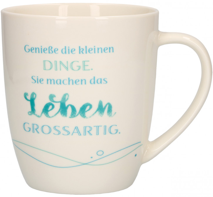 Porzellan-Tasse - Genieße