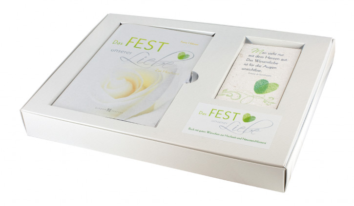 Geschenkset zur Hochzeit - Das Fest unserer Liebe