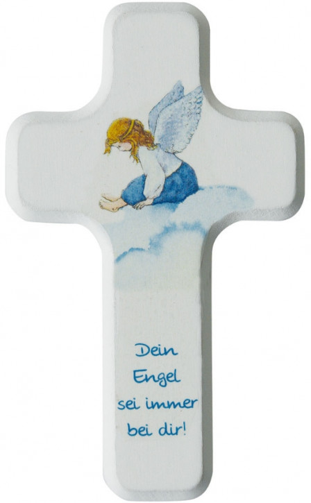 Kinderholzkreuz - Dein Engel sei immer bei dir