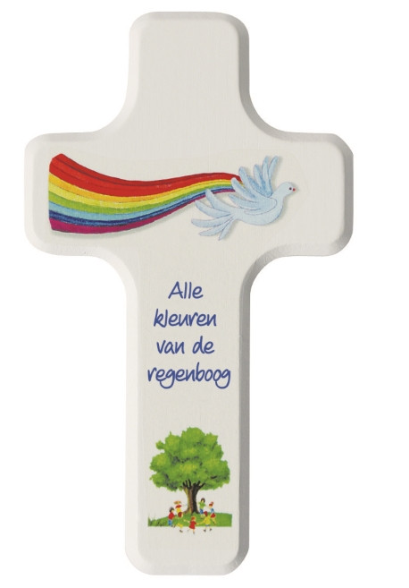 Kinderkreuz "Alle kleuren van de regenboog"