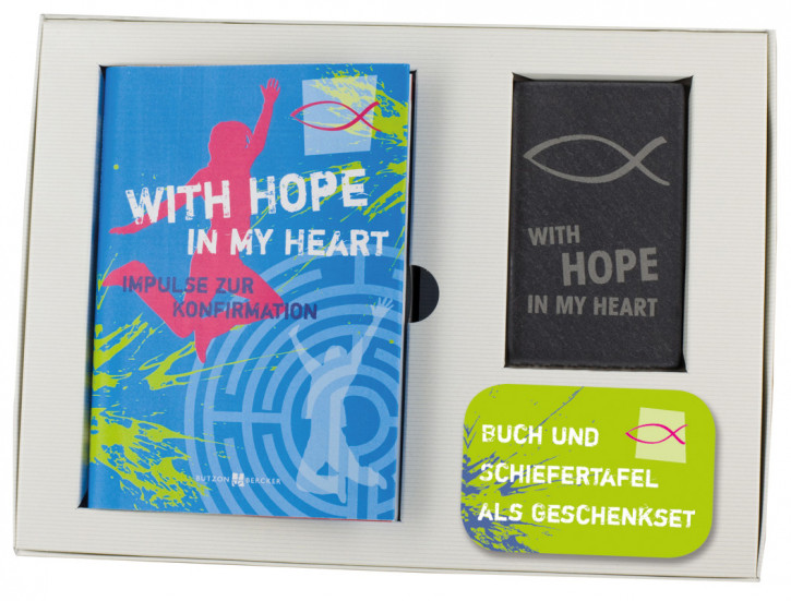 Geschenkset zur Konfirmation: With hope in my heart