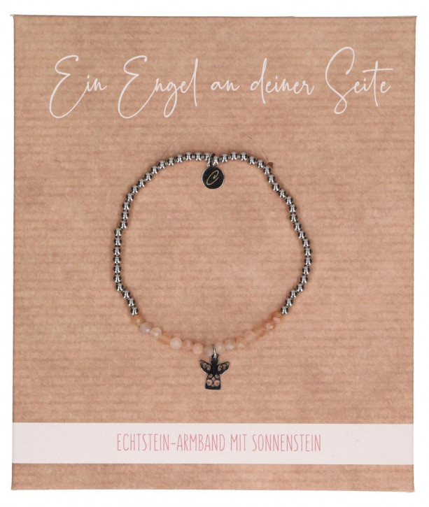 Echtstein-Armband - Ein Engel an deiner Seite