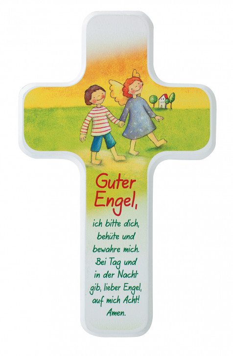 Kinderholzkreuz - Guter Engel