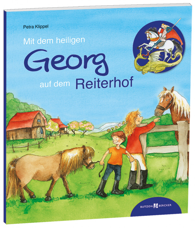 Mit dem heiligen Georg auf dem Reiterhof