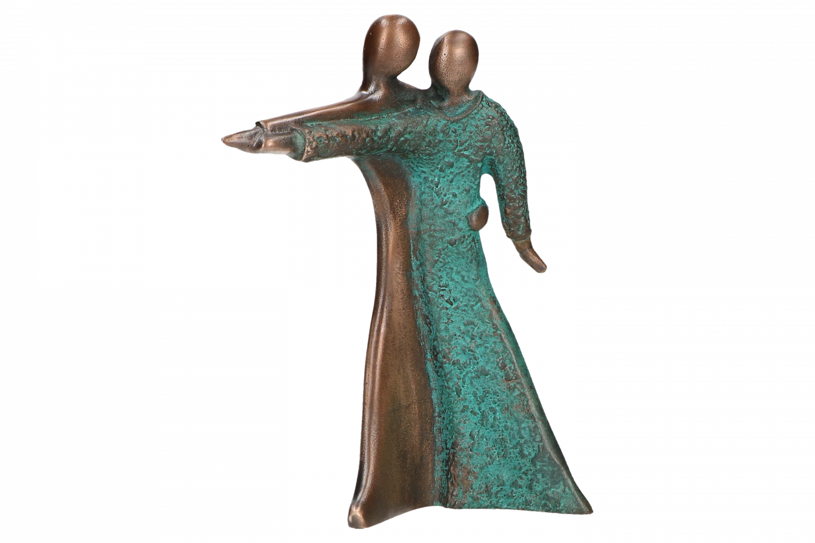 BronzePaar Tanzendes Paar 14,5 cm