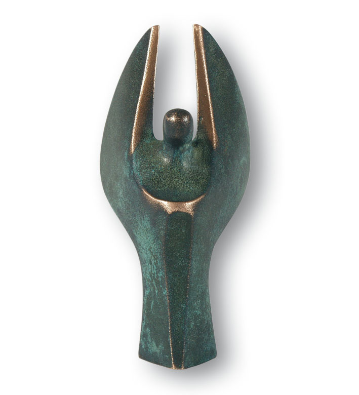 Mini-Engel Bronze 7,5 cm