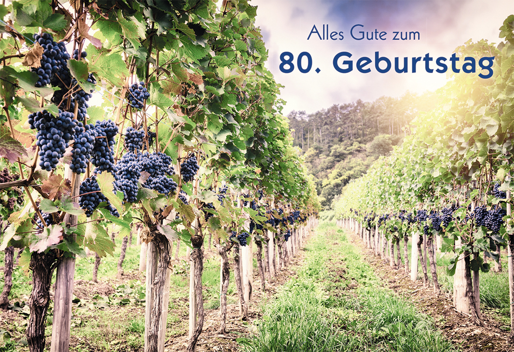 Glückwunschkarte Alles Gute zum 80. Geburtstag Glückwunschkarte Alles Gute zum 80. Geburtstag