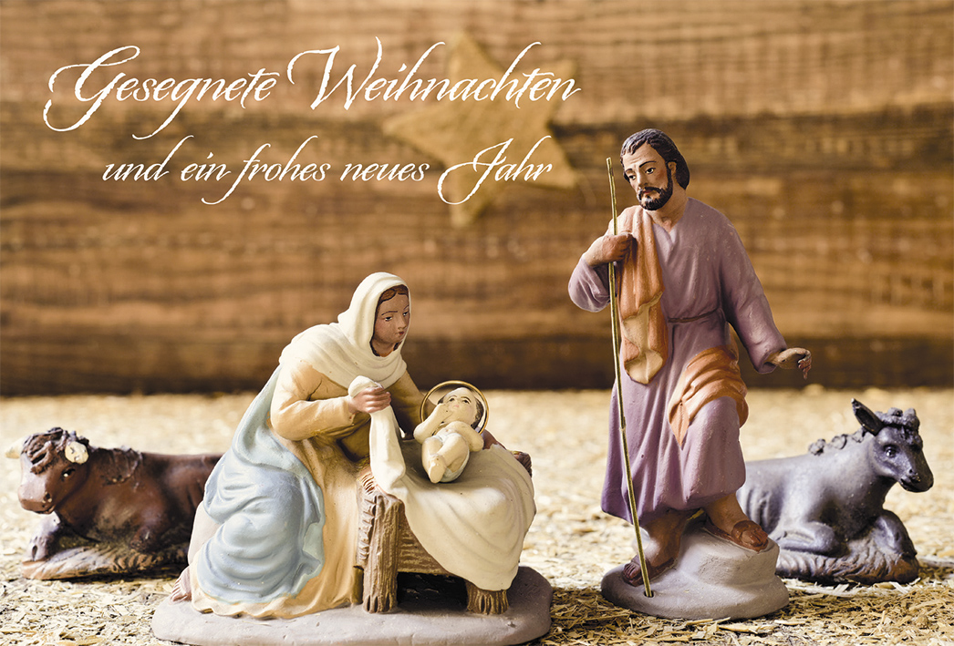 Glückwunschkarte zu Weihnachten Weihnachten und ein frohes