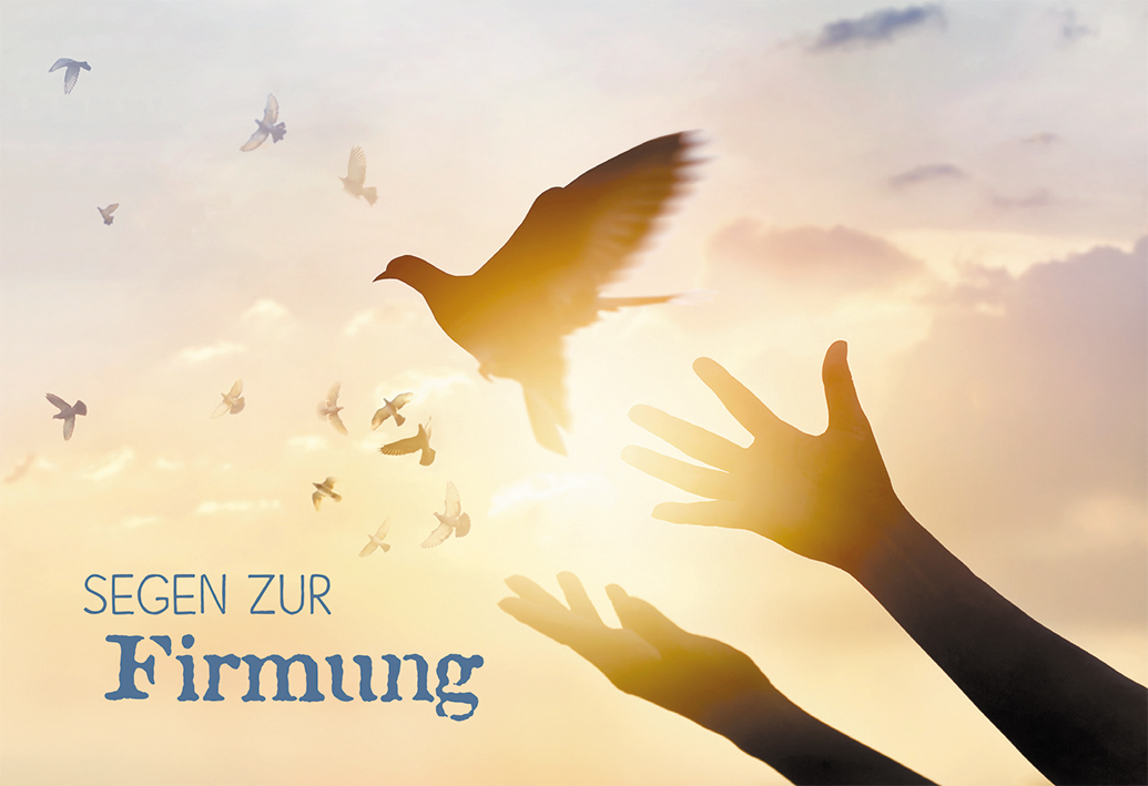 Glückwunschkarte Segen zur Firmung