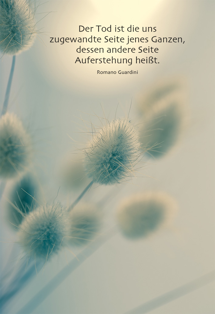 Trauerkarte Der Tod