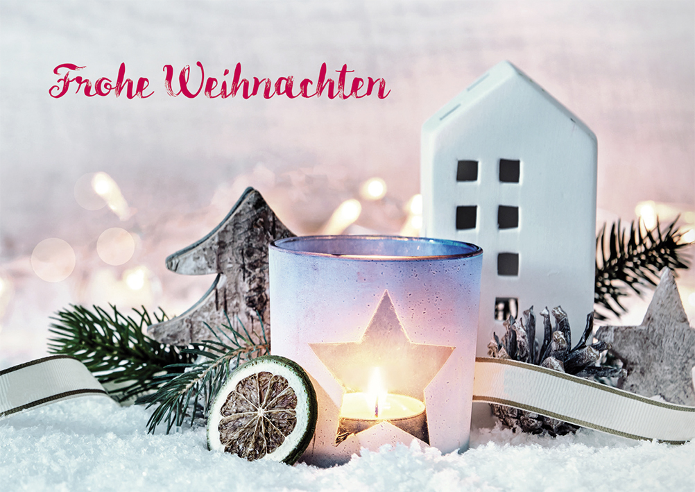 Gl ckwunschkarte Frohe  Weihnachten 