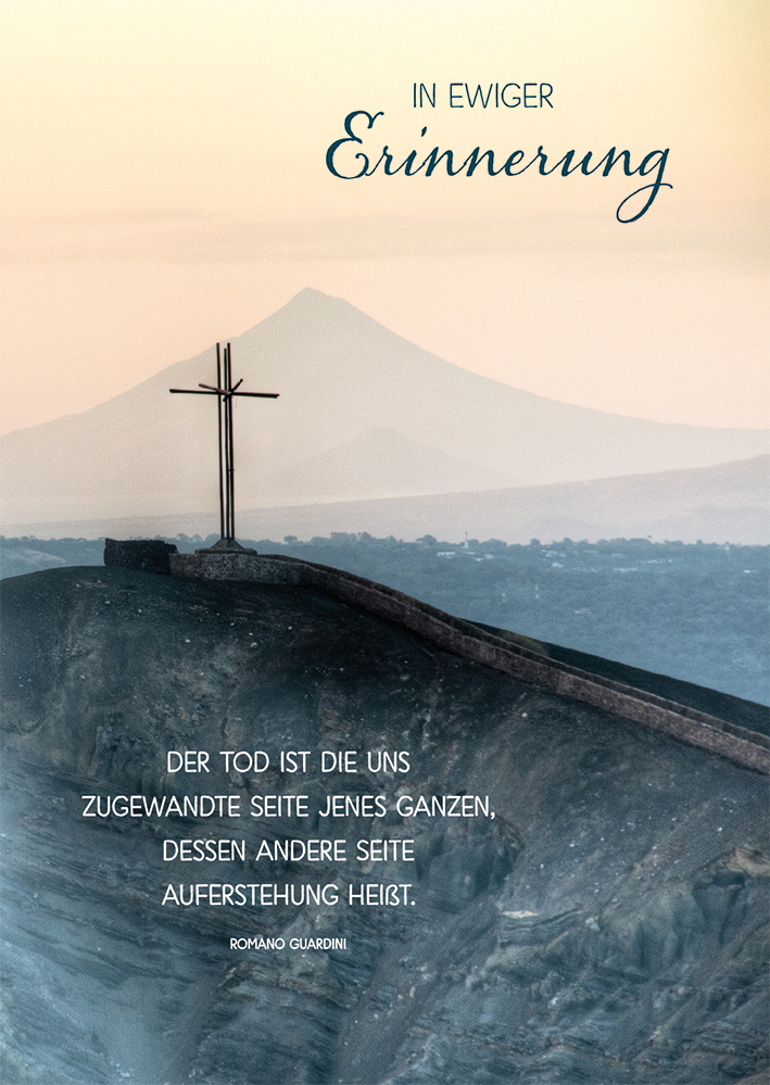 Trauerkarte In ewiger Erinnerung