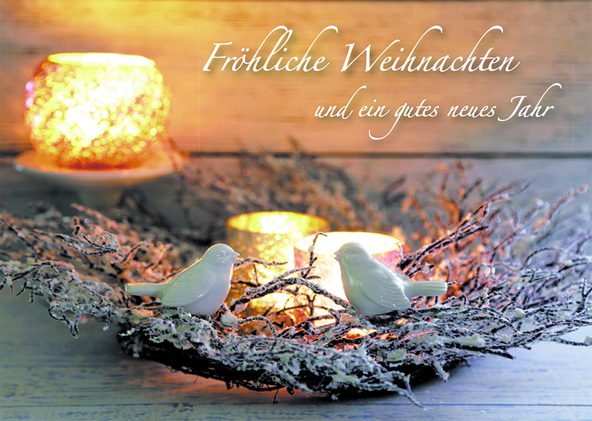 Frohe Weihnachten Und Ein Gutes Neues Jahr Karte Karte