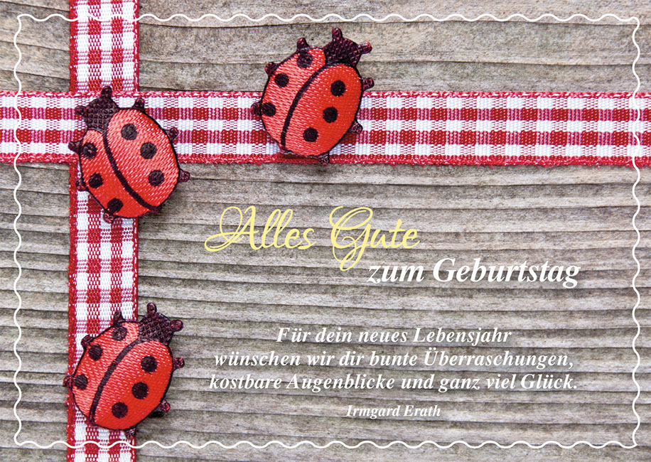 Postkarte Alles Gute zum Geburtstag