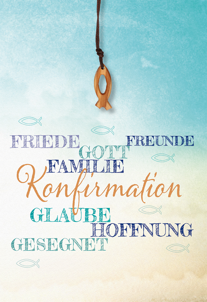 Glückwunschkarte Konfirmation