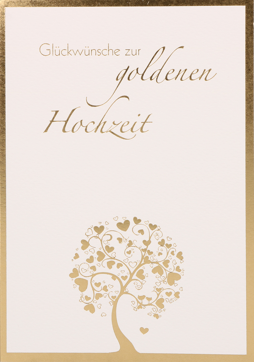 Gluckwunschkarte Gluckwunsche Zur Goldenen Hochzeit