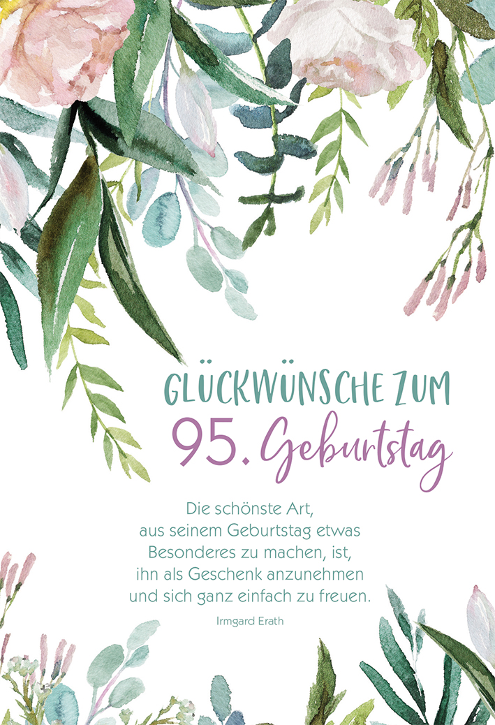 Glückwunschkarte Glückwünsche zum 65. Geburtstag