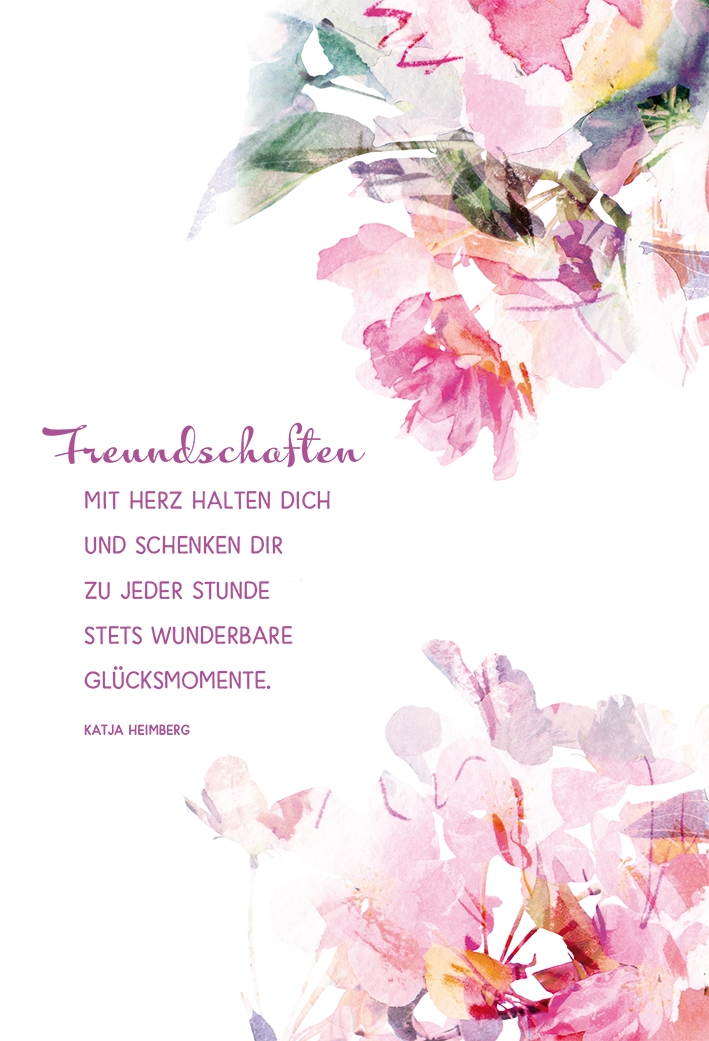 Geburtstagskarte Freundschaften