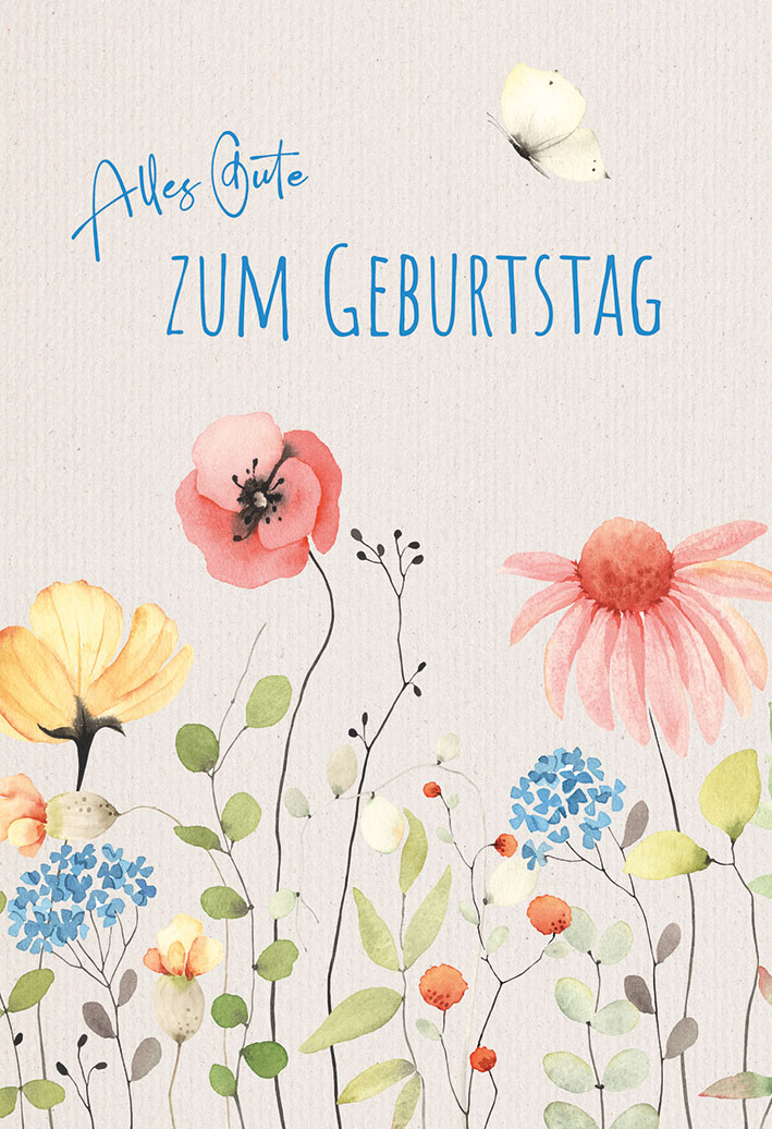 Glückwunschkarte Alles Gute zum Geburtstag
