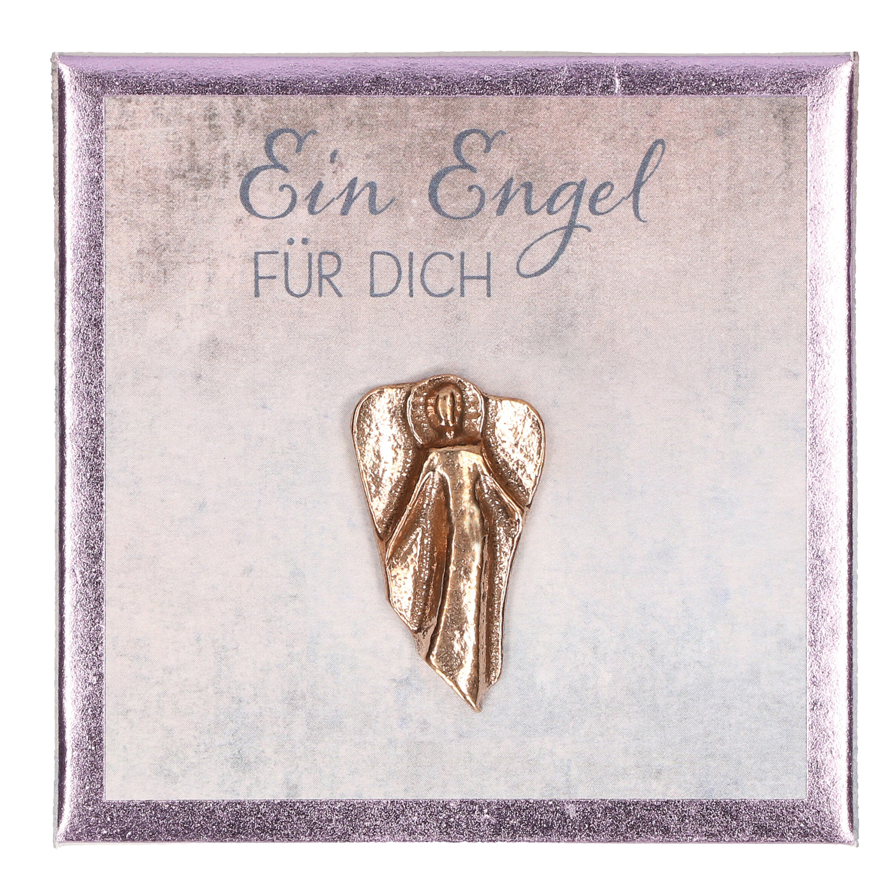 Engel-Plakette aus Bronze - Ein Engel für Dich