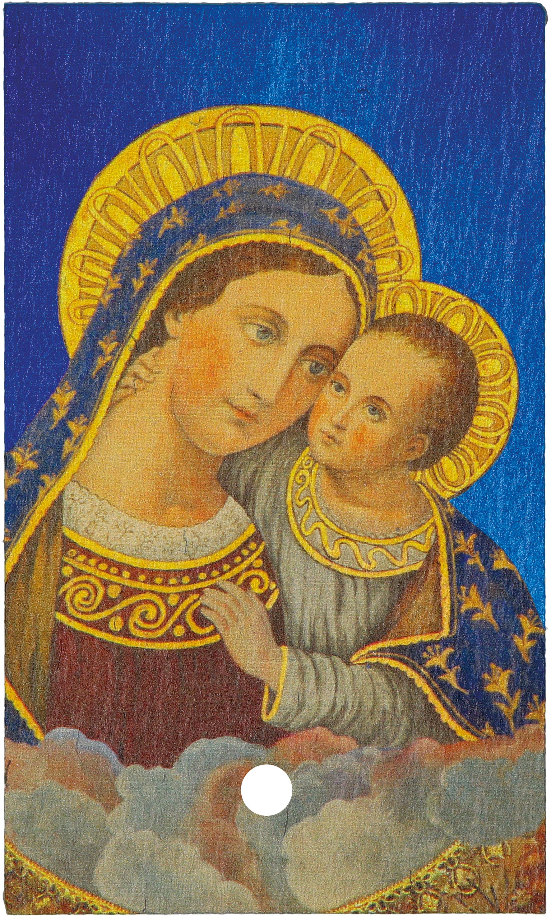 Schiefertafel - Maria mit Kind