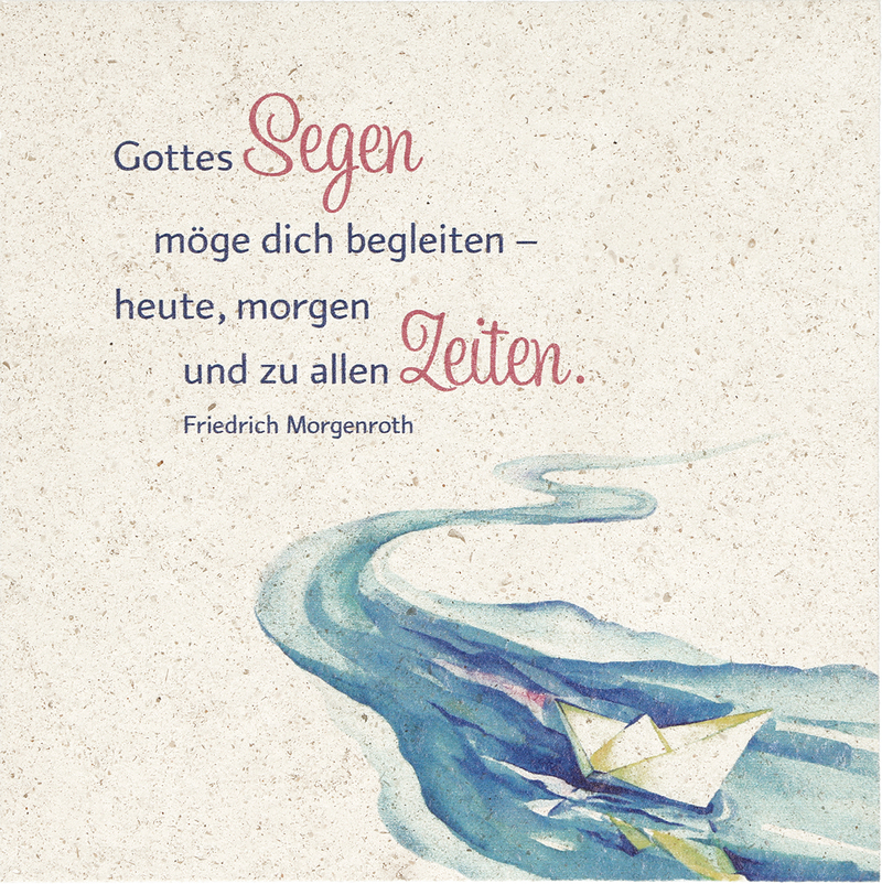Natursteinrelief Gottes Segen
