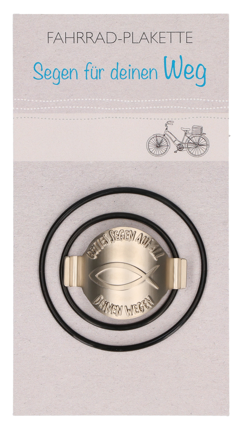 FahrradPlakette Gottes Segen