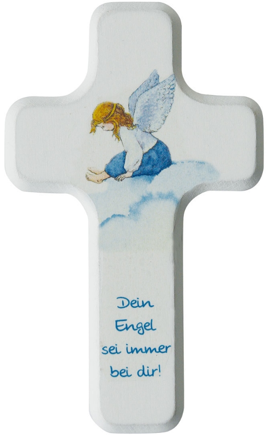 Kinderholzkreuz - Dein Engel sei immer bei dir